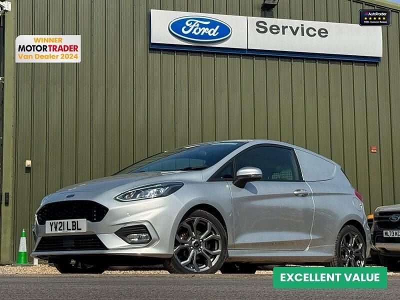 Silver Used 2021 Ford Fiesta Sport Van | £11,440 (Fair price) - Image 1/4