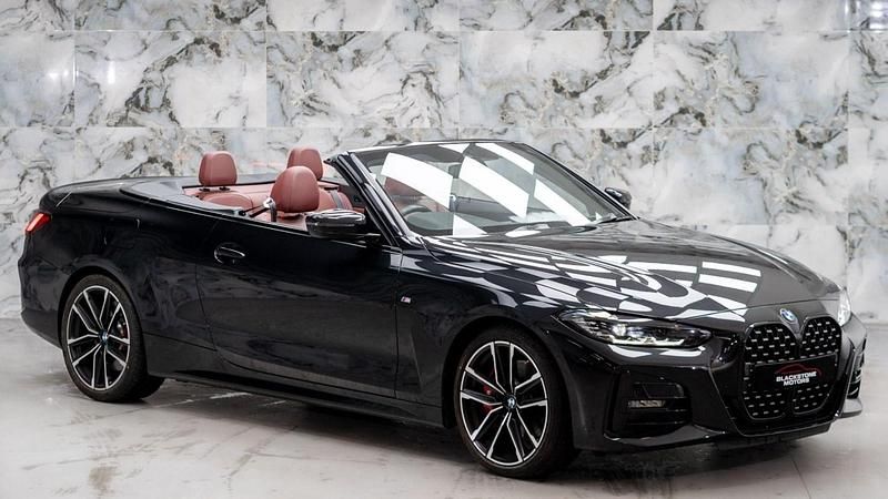 Black Used 2022 BMW 420 M Sport Cabriolet | £31,989 (Fair price) - Image 1/4