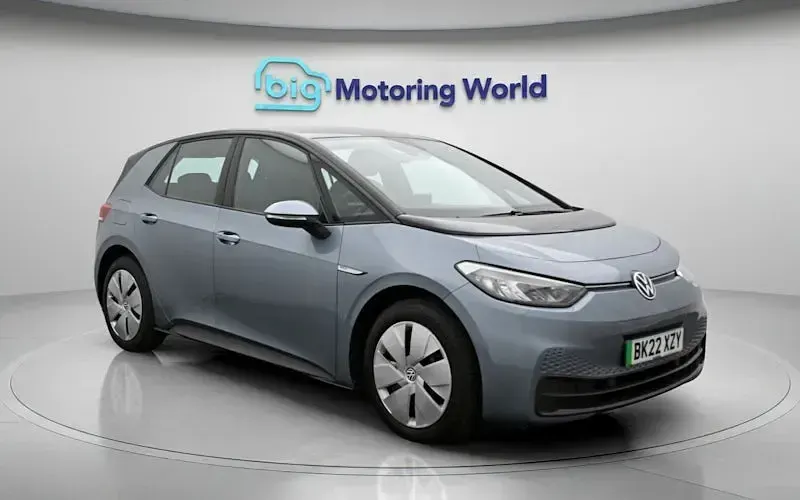 Used VW ID.3 Pro Performance 150 kW (204 HP) 2021 Blue Hatchback