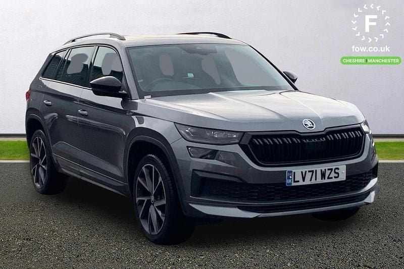 Grey Used 2021 Skoda Kodiaq SportLine SUV | £22,699 (Good price) - Image 1/3