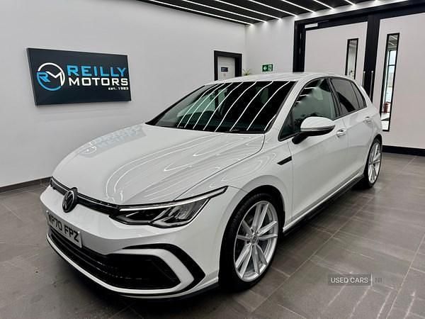 Used VW Golf VII R-line 150 HP (110 kW) 2020 White Hatchback