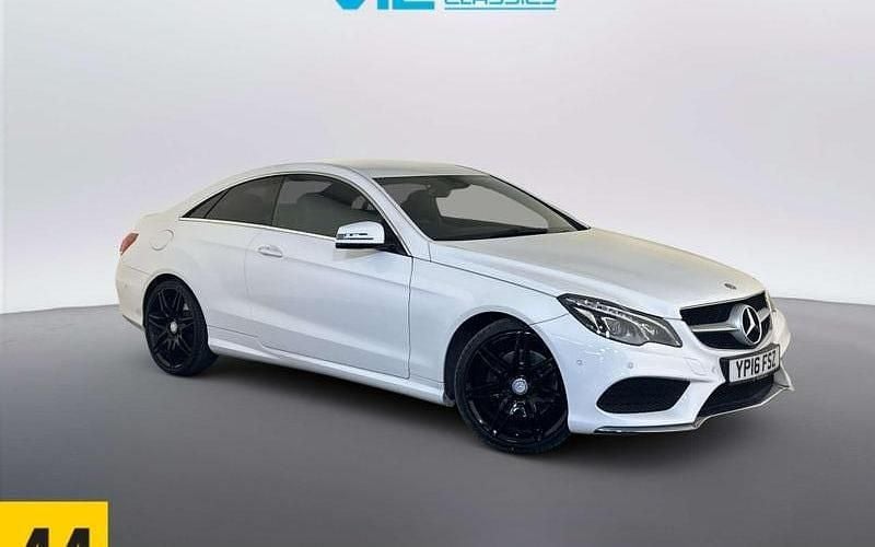 Used Mercedes E200 AMG line 184 HP (135 kW) 2015 White Coupe