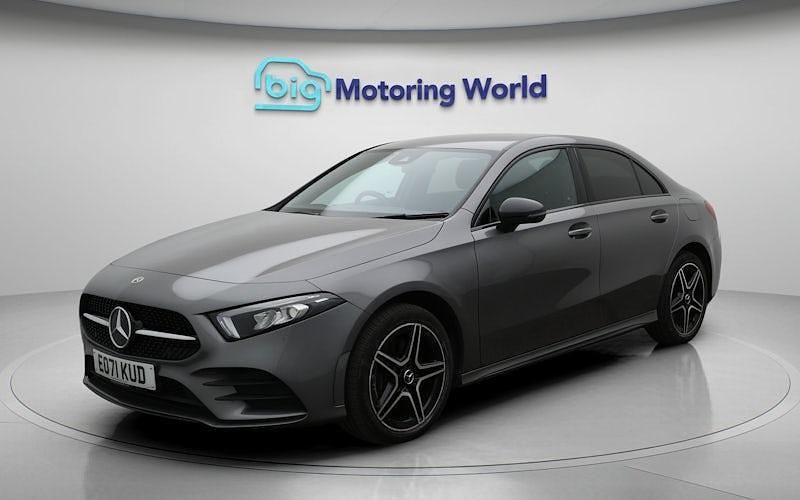 Used Mercedes A250 AMG line 259 HP (190 kW) 2021 Grey Sedan