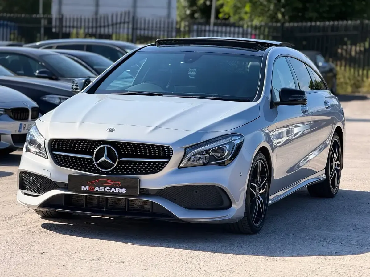 Used Mercedes CLA220 Shooting Brake AMG line 177 HP (130 kW) 2018 Silver Estate