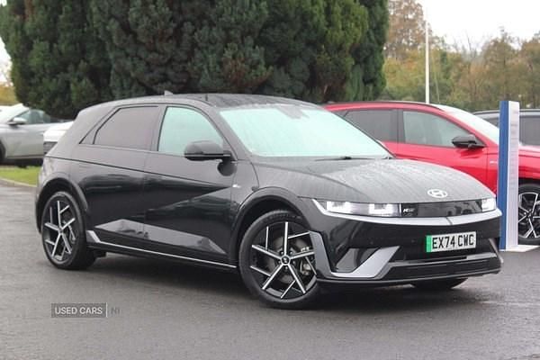 Black Used 2024 Hyundai Ioniq 6 N Line Sedan | £31,990 - Image 1/4