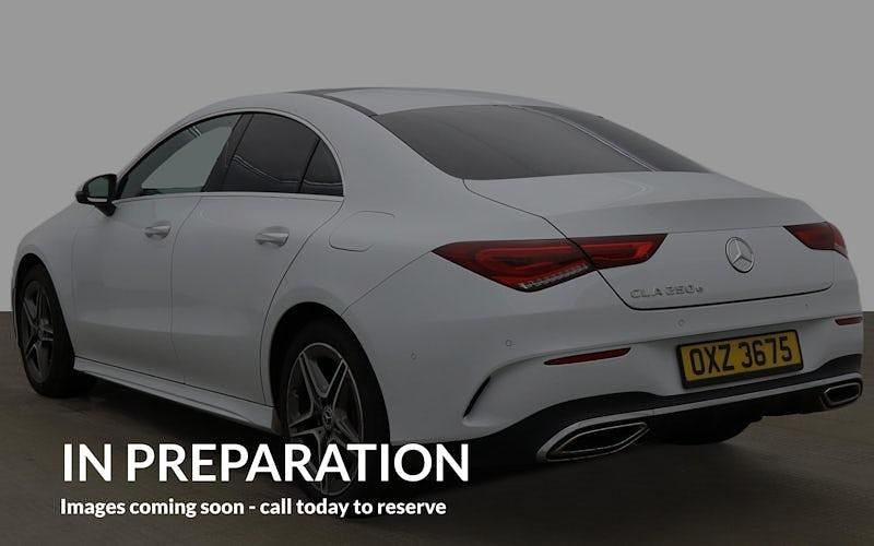 Used Mercedes CLA250e AMG Line Premium Plus 218 HP (160 kW) 2021 White Sedan