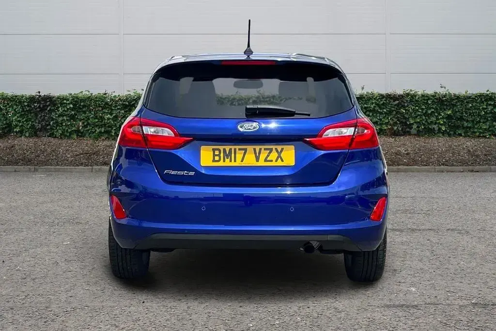 Used Ford Fiesta Titanium 2017 Blue Hatchback