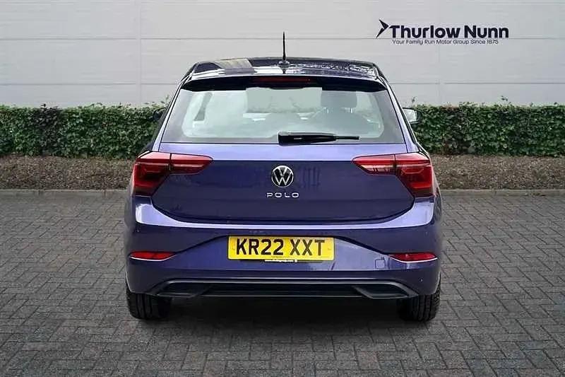 Begagnad VW Polo Style 95 HK (69 kW) 2022 Lila Halvkombi