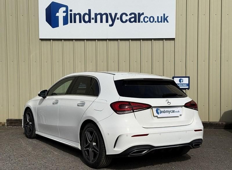 Used Mercedes A180 AMG Line Premium 116 HP (85 kW) 2018 White Hatchback