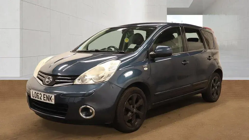 Used Nissan Note N-TEC 110 HP (80 kW) 2012 Blue Hatchback
