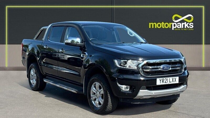 Black Used 2021 Ford Ranger Limited Pickup | £16,800 (Super price) - Image 1/4