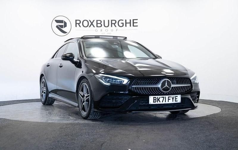 Black Used 2022 Mercedes CLA180 AMG line Sedan | £23,599 (Fair price) - Image 1/3