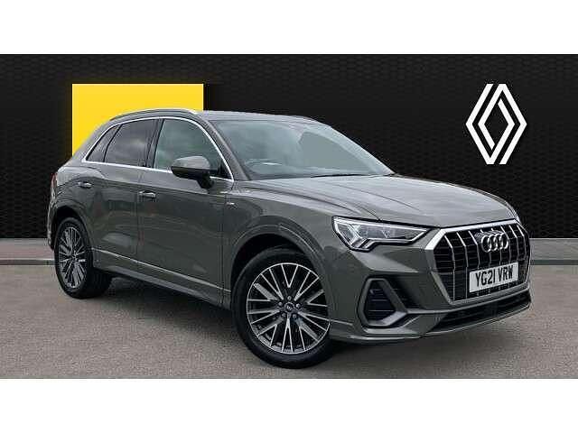 Grey Used 2021 Audi Q3 S-Line SUV | £22,858 (Good price) - Image 1/4
