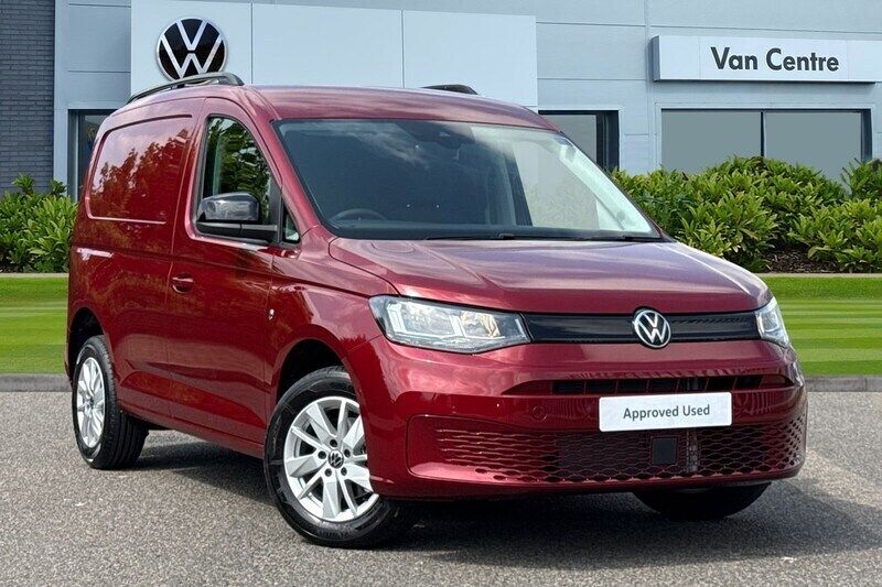 Red New 2025 VW Caddy Pro MPV | £22,991 (Super price) - Image 1/4