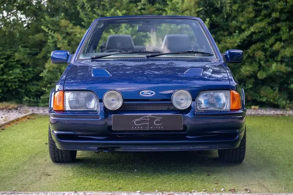 Used Ford Escort Cabriolet Convertible 1990 Blue Cabriolet