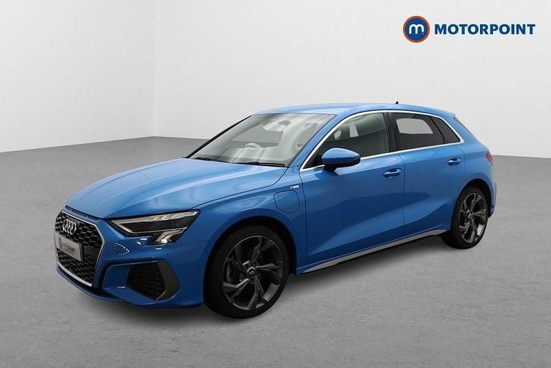 Used Audi A3 e-tron S-Line 2021 Blue Hatchback