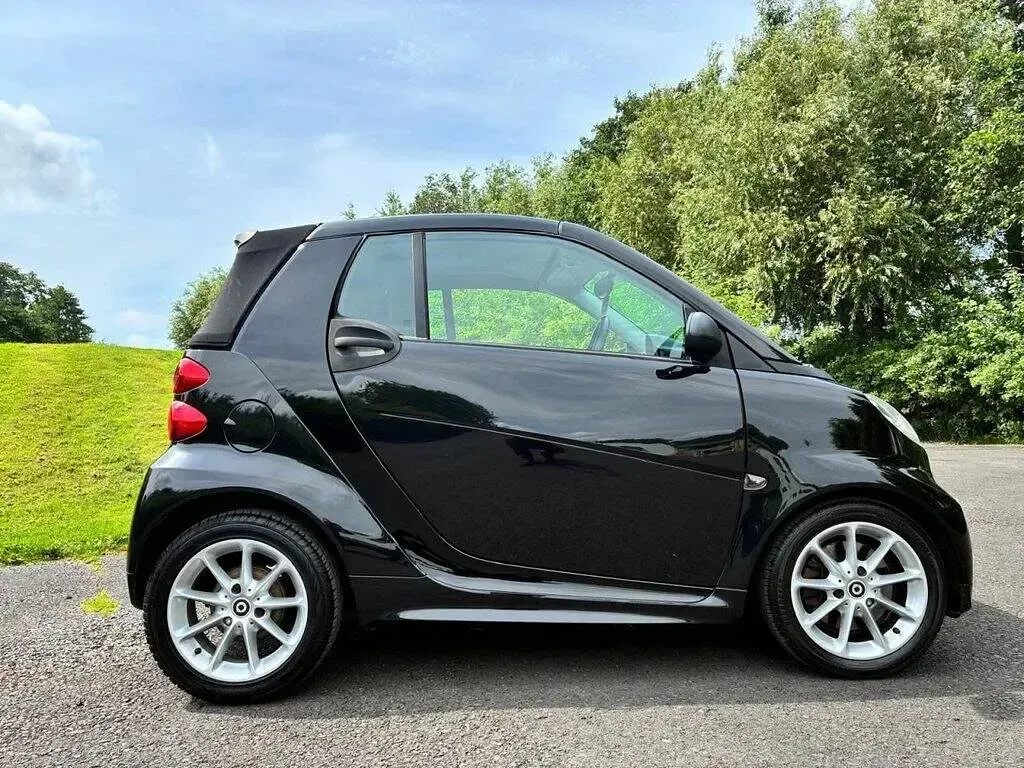 Used Smart ForTwo Cabrio Passion 71 HP (52 kW) 2014 Black Cabriolet