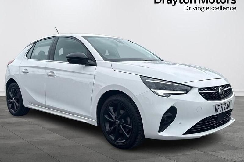 Used Vauxhall Corsa Elite 75 HP (55 kW) 2021 White Hatchback