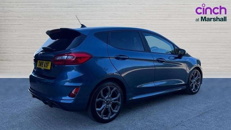 Used Ford Fiesta ST-Line 125 HP (91 kW) 2019 Blue Hatchback