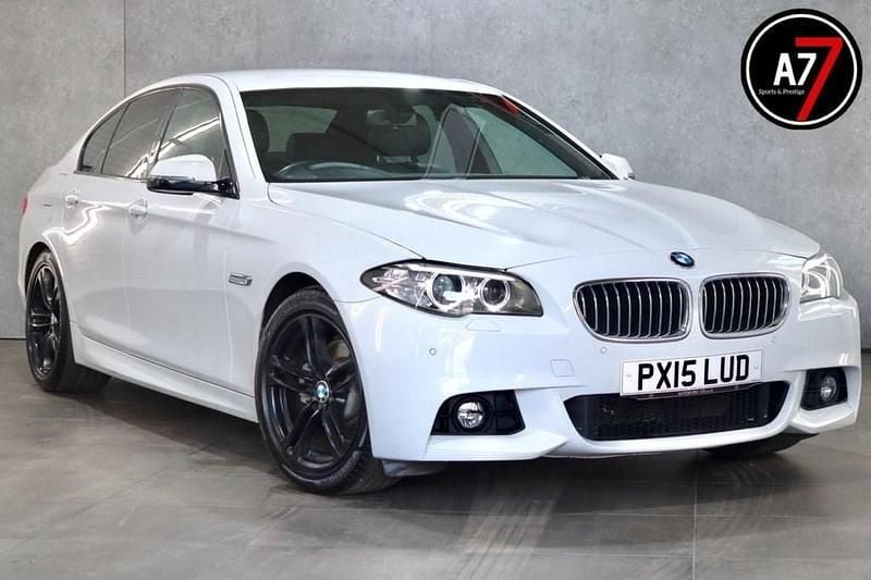 White Used 2015 BMW 520 M Sport Sedan | £9,990 (Fair price) - Image 1/4