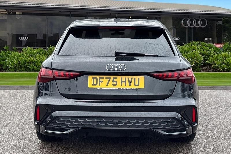 Used Audi A3 S-Line 150 HP (110 kW) 2025 Black Hatchback