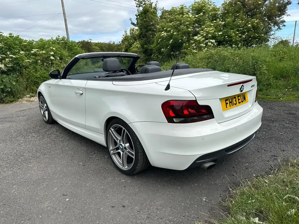 Used BMW 120 Cabriolet Sport Line 2013 White Cabriolet
