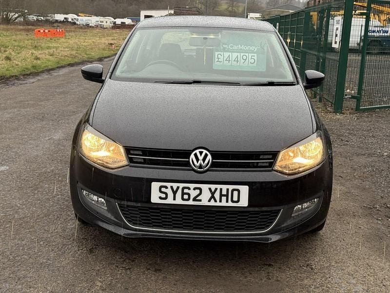 Begagnad VW Polo SEL 90 HK (66 kW) 2012 Svart Halvkombi