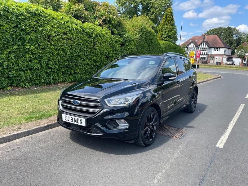 Black Used 2018 Ford Kuga ST-Line X SUV | £79,995 - Image 1/4
