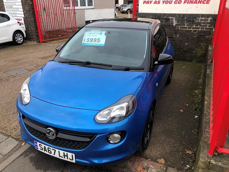 Used Vauxhall Adam 70 HP (51 kW) 2017 Blue Hatchback