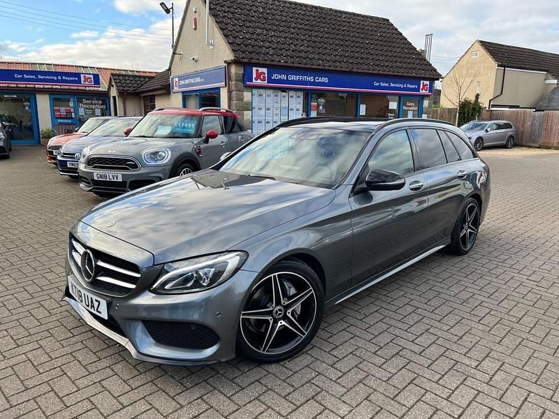 Used Mercedes C220 AMG Line Premium Plus 2018 Grey Estate
