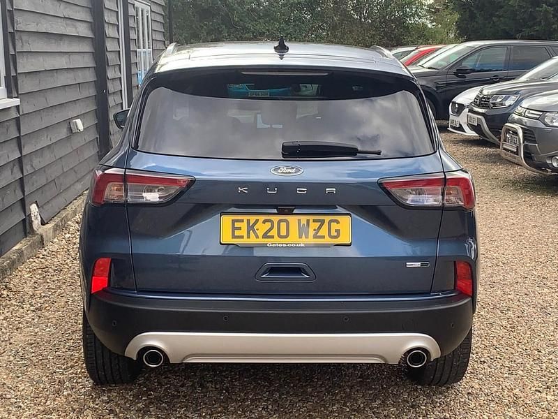 Begagnad Ford Kuga Titanium 2020 Blå SUV