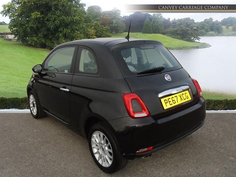 Used Fiat 500 Pop Star 69 HP (50 kW) 2017 Black Hatchback