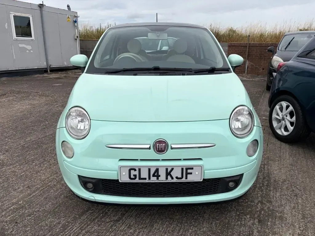 Used Fiat 500 Lounge 69 HP (50 kW) 2014 Green Hatchback