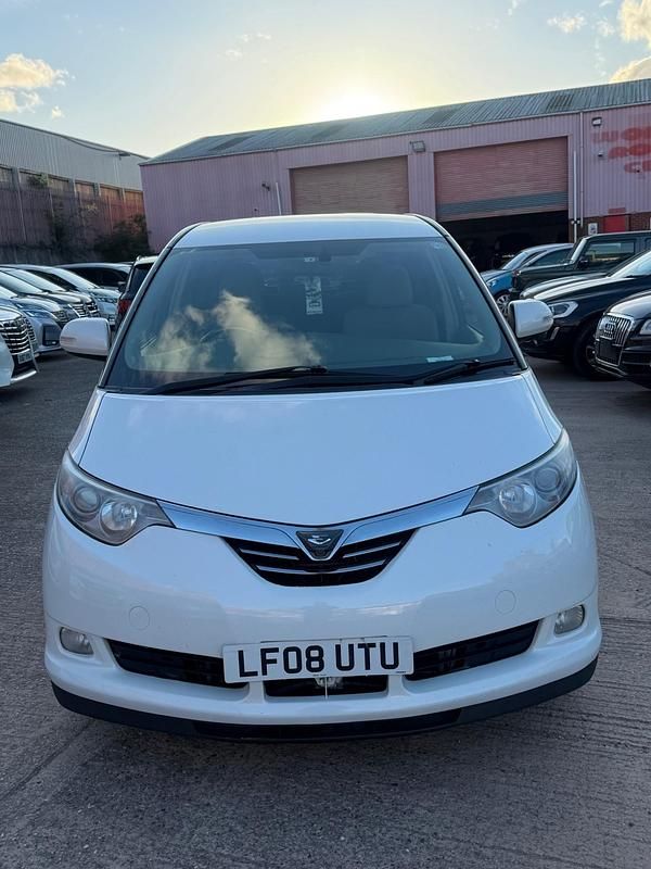 Used Toyota Estima Hybrid 2008 White MPV