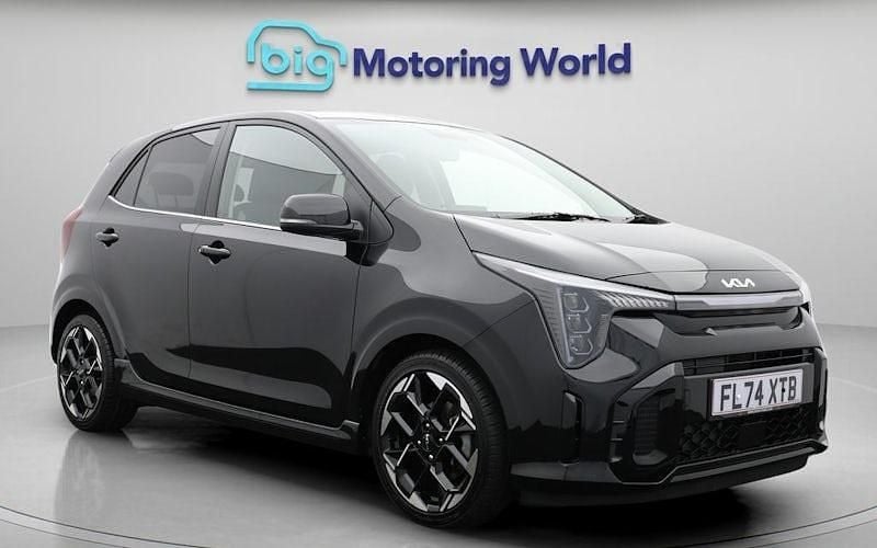 Used Kia Picanto GT-Line S 77 HP (56 kW) 2024 Black Hatchback