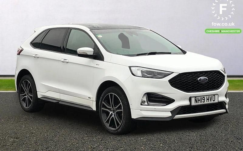 White Used 2019 Ford Edge ST-Line SUV | £19,899 (Fair price) - Image 1/3