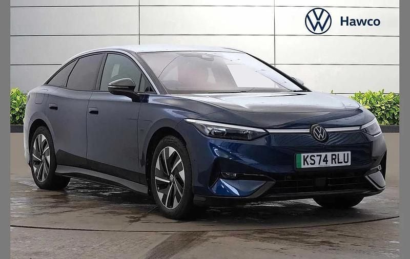 Blue Used 2024 VW ID.7 Pro Sedan | £33,495 (Expensive) - Image 1/4