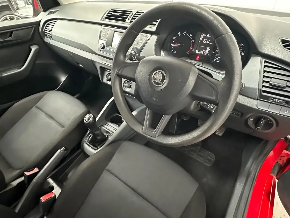 Used Skoda Fabia 2015 Red Hatchback