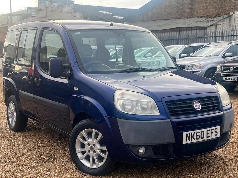 Blue Used 2010 Fiat Doblò Dynamic MPV | £2,490 (Super price) - Image 1/4