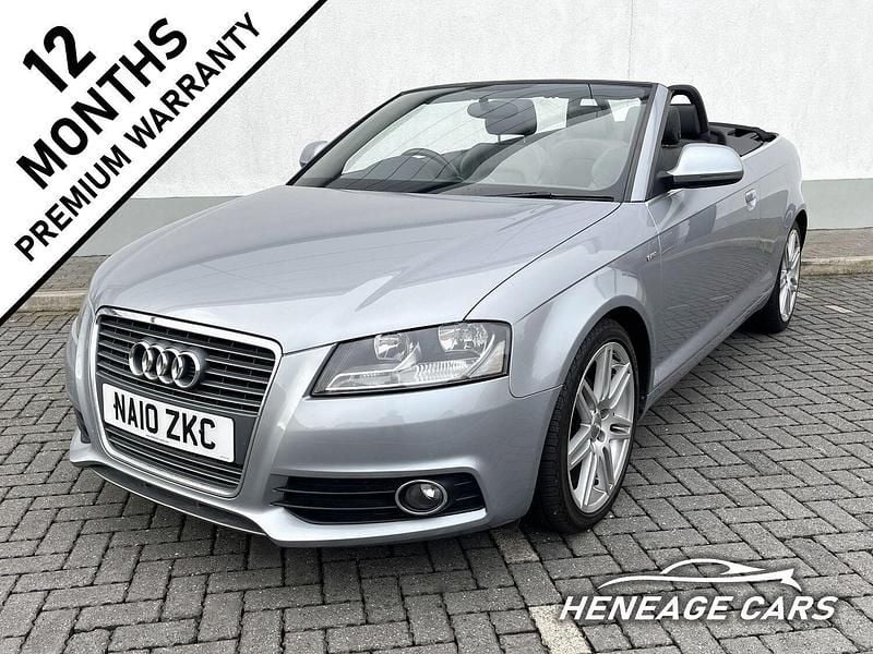 Silver Used 2010 Audi A3 Cabriolet S-Line Cabriolet | £4,300 (A bit pricey) - Image 1/4