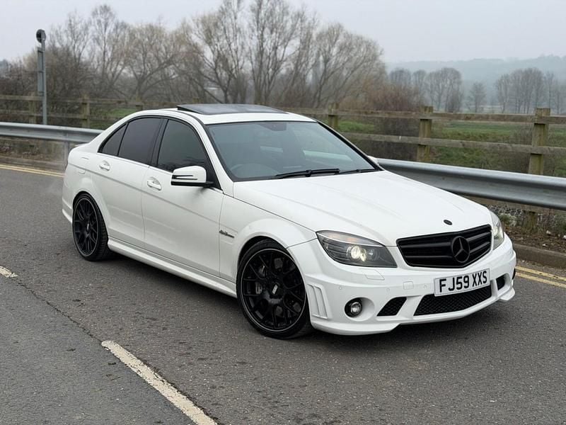 Used Mercedes C63 AMG 2009 White Sedan
