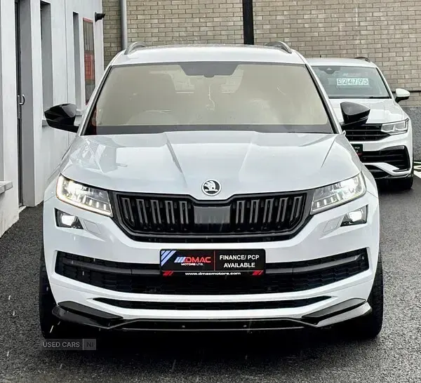 Used Skoda Kodiaq SportLine 150 HP (110 kW) 2019 White SUV