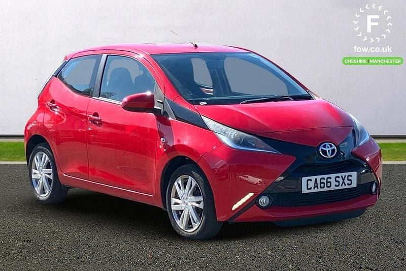 Red Used 2016 Toyota Aygo x-press Hatchback | £7,399 (Fair price) - Image 1/3