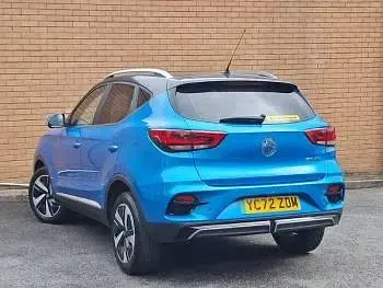 Used MG ZS Trophy Connect 114 kW (156 HP) 2022 Blue SUV