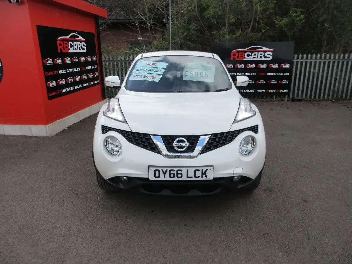 Used Nissan Juke N-Connecta 110 HP (80 kW) 2016 White SUV