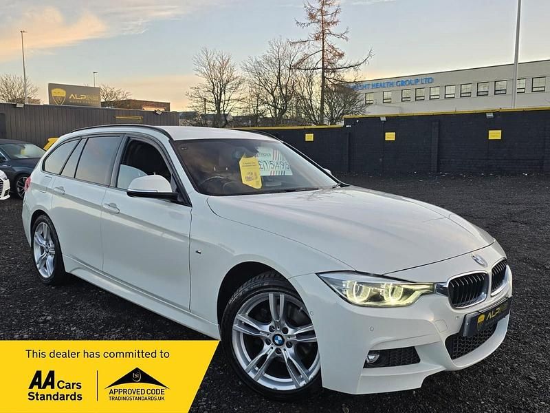 White Used 2018 BMW 320 M Sport Estate | £15,495 (Fair price) - Image 1/4