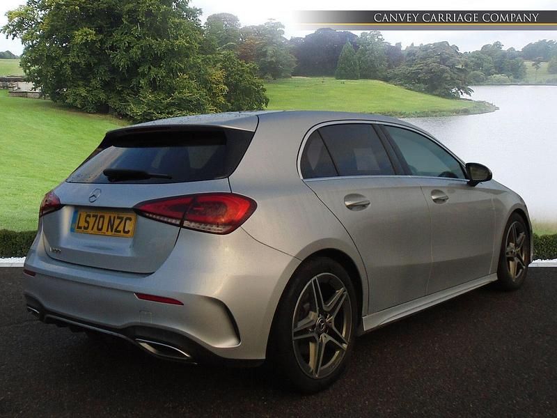 Used Mercedes A200 AMG line 163 HP (119 kW) 2020 Silver Hatchback