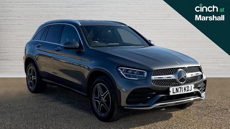 Grey Used 2022 Mercedes GLC300e AMG line | £28,799 - Image 1/4
