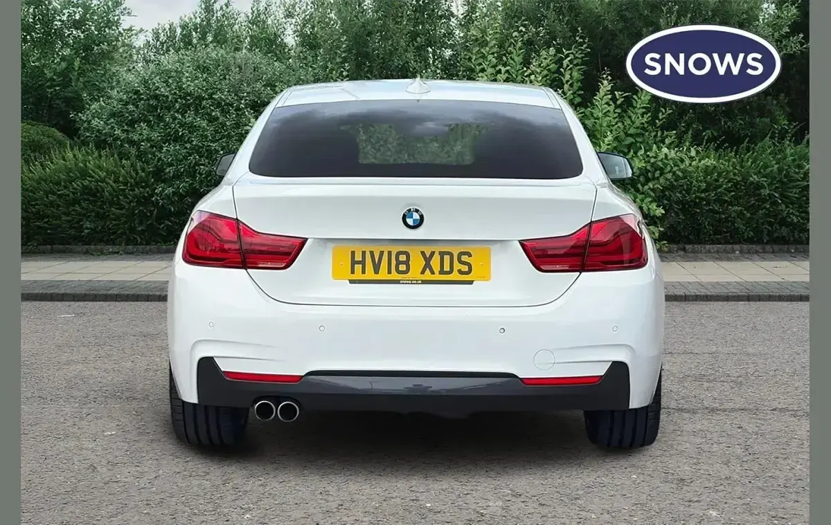 Begagnad BMW 420 M Sport 190 HK (139 kW) 2018 Vit Sportkupé