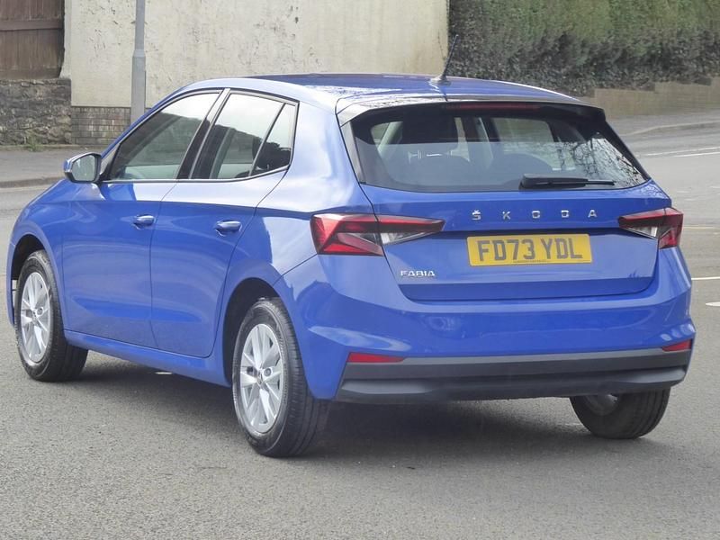 Used Skoda Fabia Comfort 110 HP (80 kW) 2023 Blue Hatchback